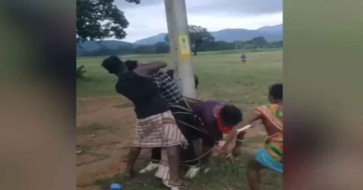 Villagers In Odisha Tie Three To Pole, Assault Over Suspected Affair