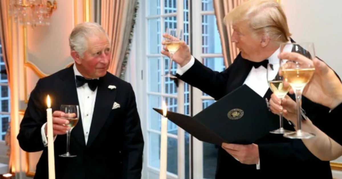 King Charles Hosts Trump With Glittering Banquet At Windsor Castle
