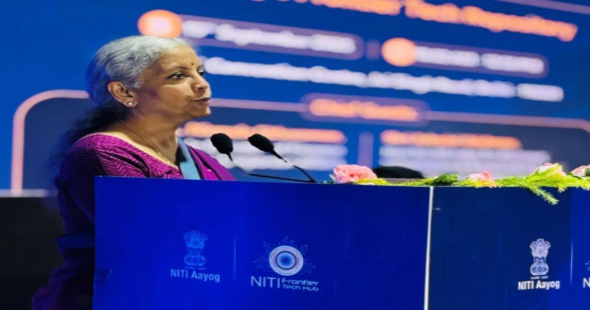 Sitharaman: Don’t Crush AI, Regulate It Responsibly