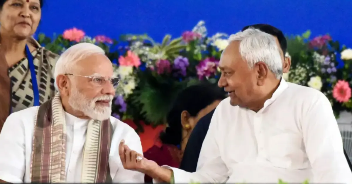 Nitish Kumar Pledges Continued NDA Alliance In Presence Of PM Modi