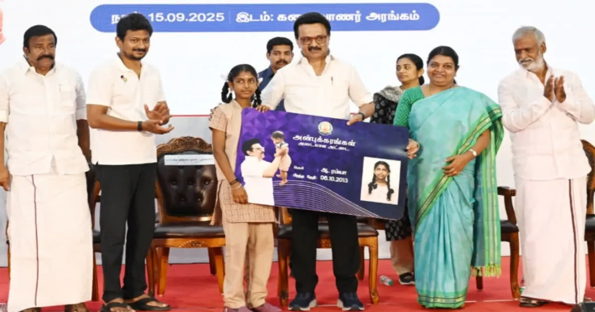 Stalin Launches Anbu Karangal Scheme To Support Orphaned Children