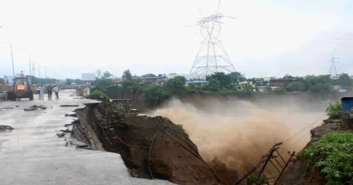 Dehradun Update: Song River Swells, Roads Cave In after Landslide 