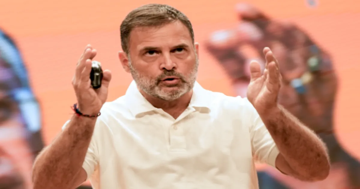 Rahul Gandhi Brands ECI “Vote Theft Protector” Amid Allegations