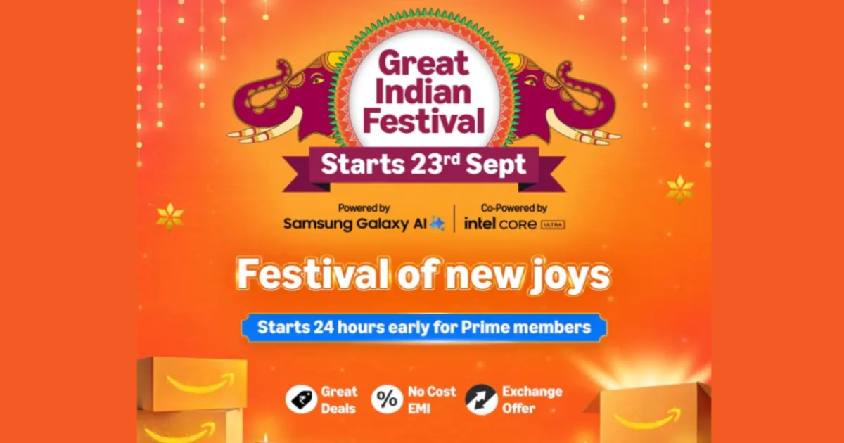 Amazon Great Indian Festival Sale 2025 Offers Huge Discounts On Electronics