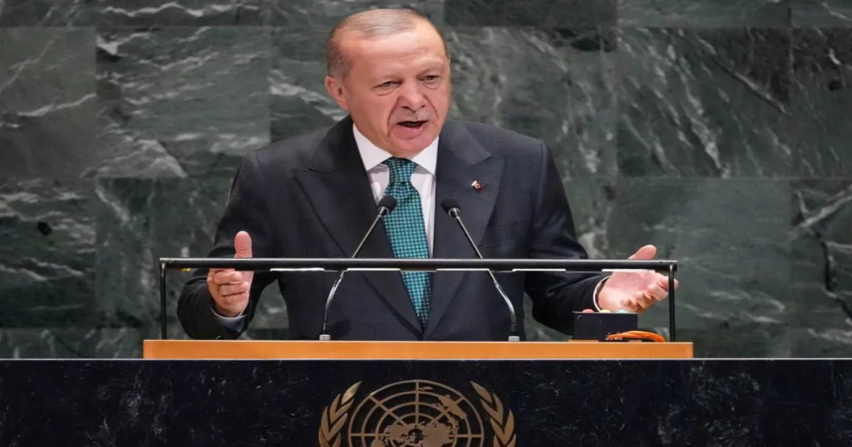 Turkish President Urges UN-Backed Solution to Kashmir at General Assembly