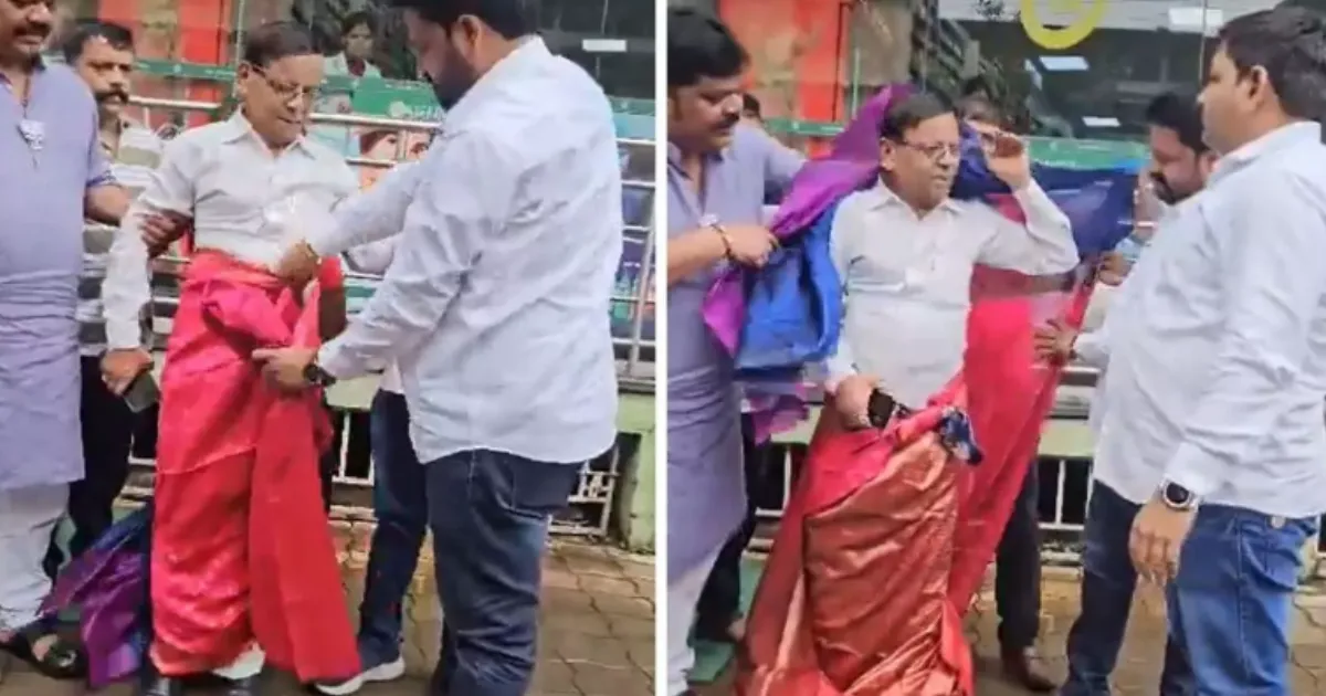 bjp-mob-humiliates-congress-leader-over-morphed-pm-modi