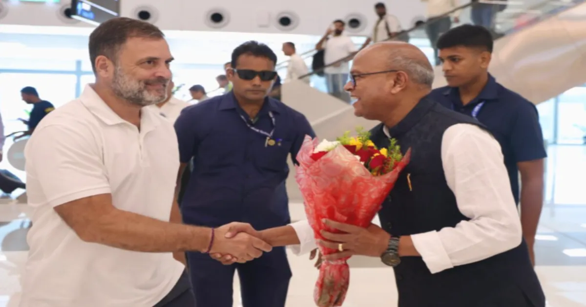 Rahul Gandhi Arrives in Patna to Attend Crucial Congress Working Committee Meeting