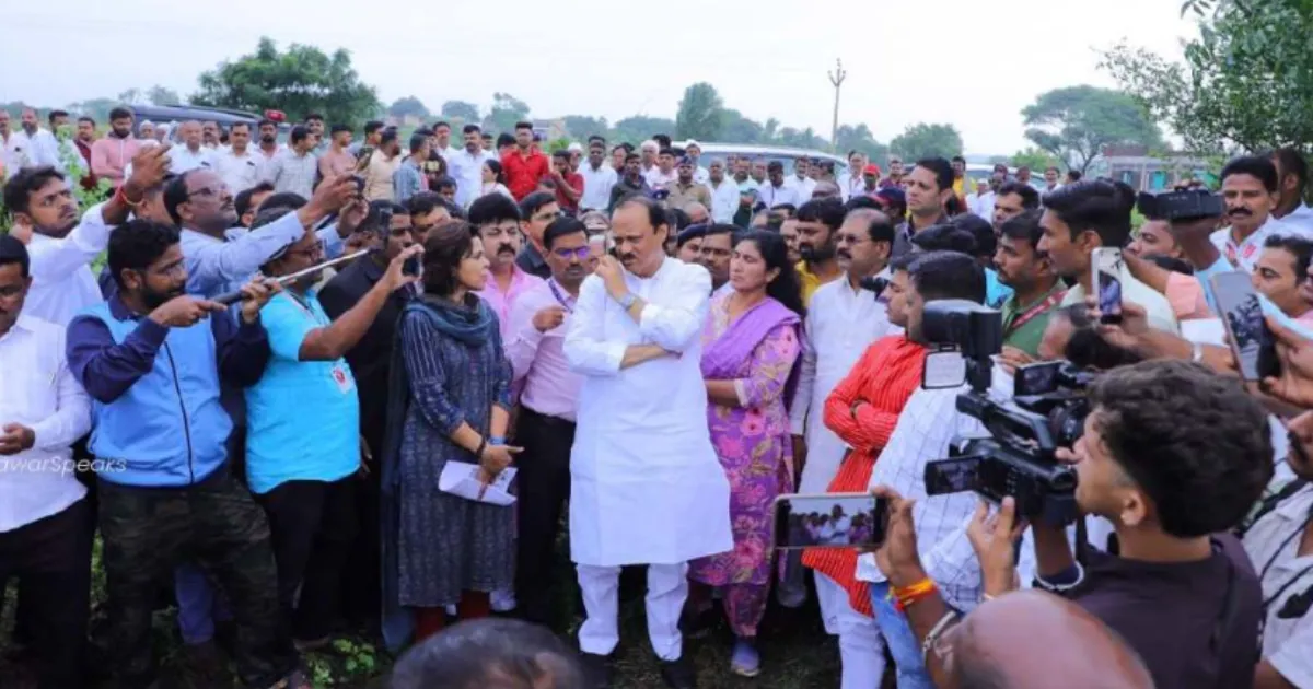 Ajit Pawar Visits Flood-Hit Farmers, Promises Swift Government Relief Measures