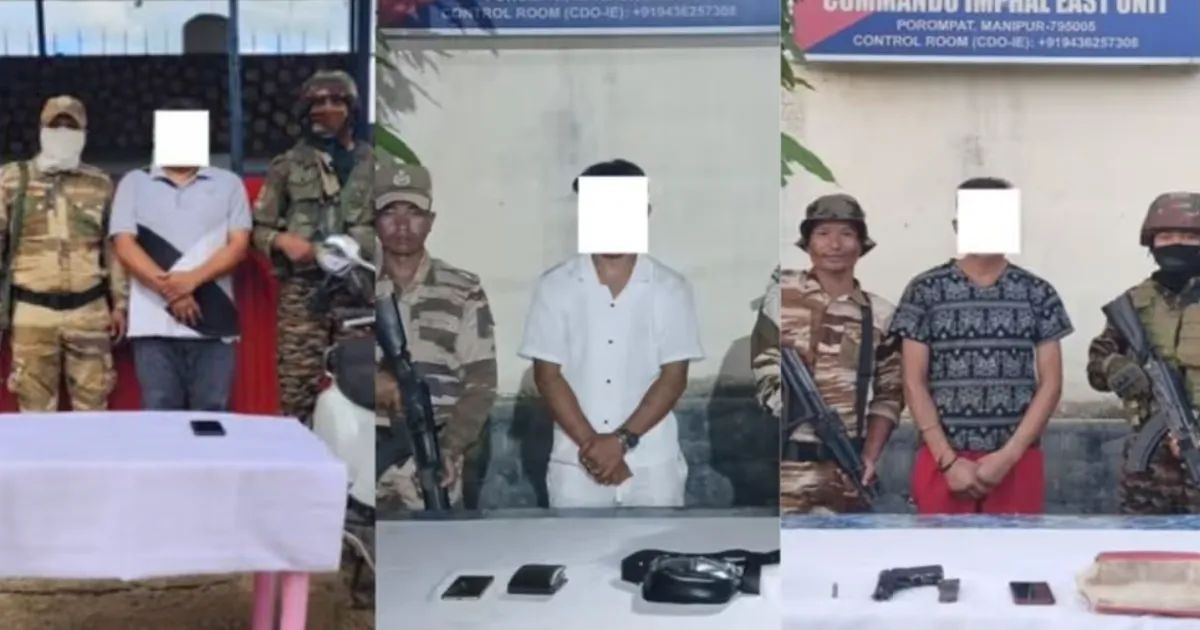 Manipur Police Arrest Militants, Arms Dealer Amid Rising Tensions