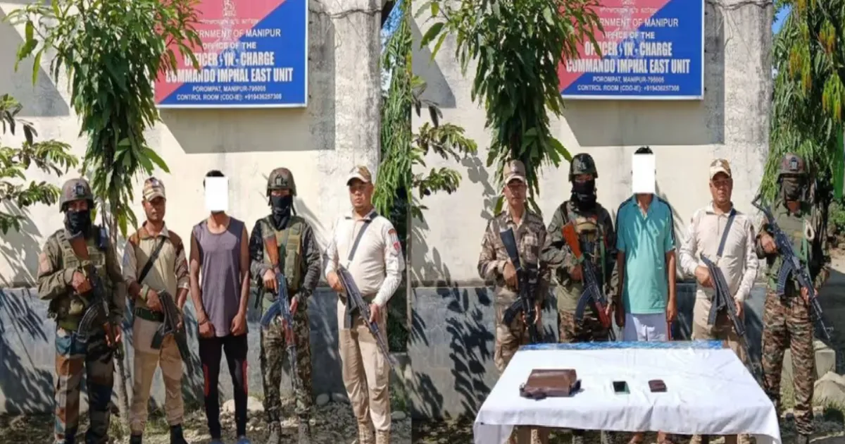 Security Forces Arrest Four Militants, Uncover Arms in Imphal