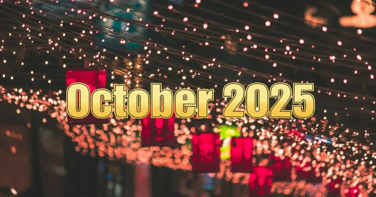 October 2025 Calendar Highlights from Gandhi Jayanti to Festive Diwali Celebrations
