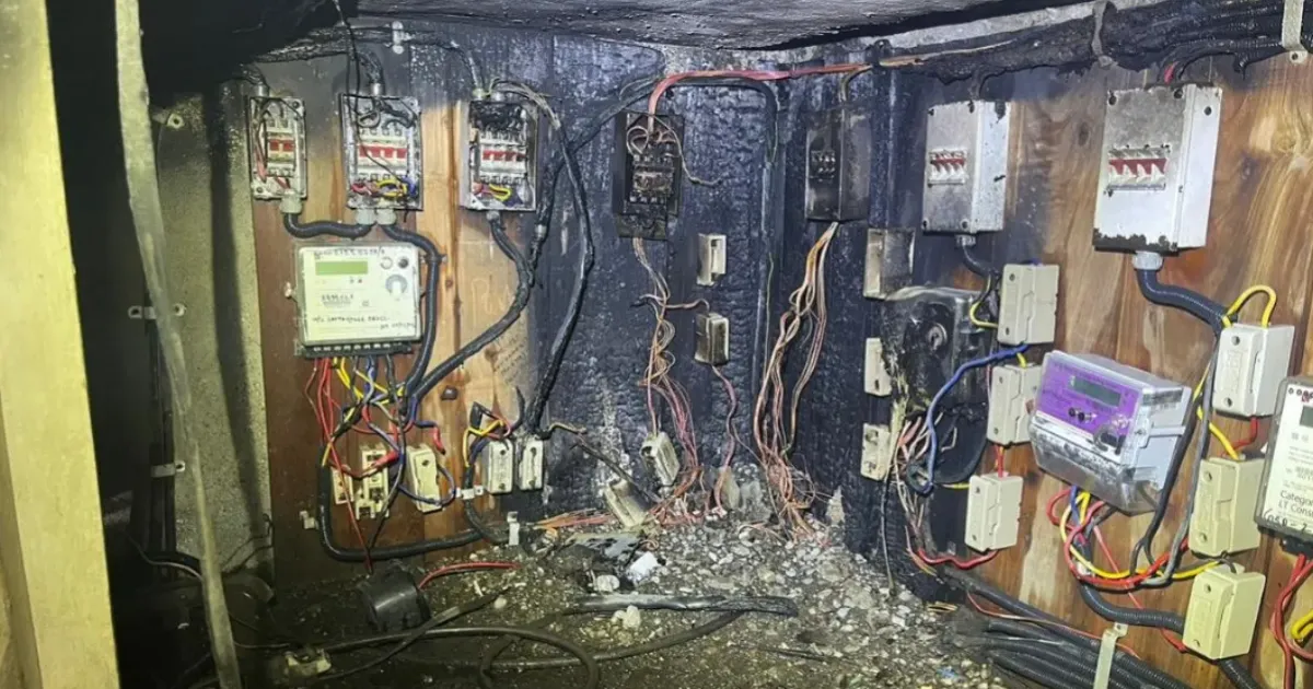 Fire Damages 16 Electrical Meters In Thane Building