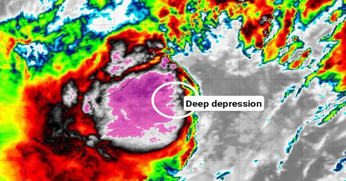 Deep Depression Intensifies over Bay of Bengal, Andhra Coast Braces for Impact