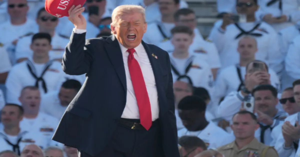 Trump Turns Navy’s 250th Anniversary into Rally Amid Shutdown