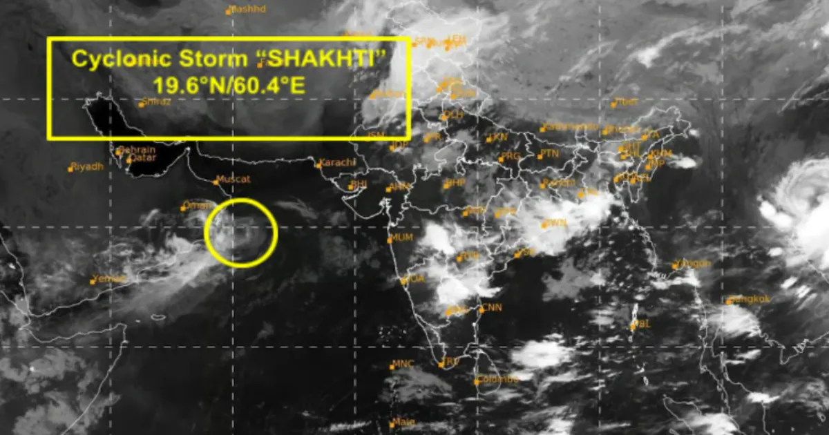 Cyclone Shakhti Weakens Near Oman, India Escapes Impact