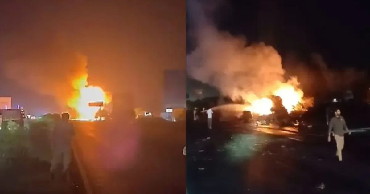 LPG Cylinders Explode After Truck Collision on Jaipur-Ajmer Highway