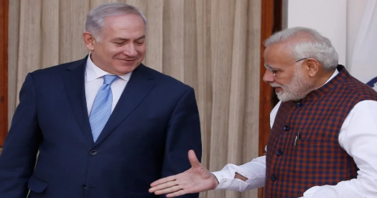 netanyahu-halted-his-cabinet-session-to-talk-with-modi