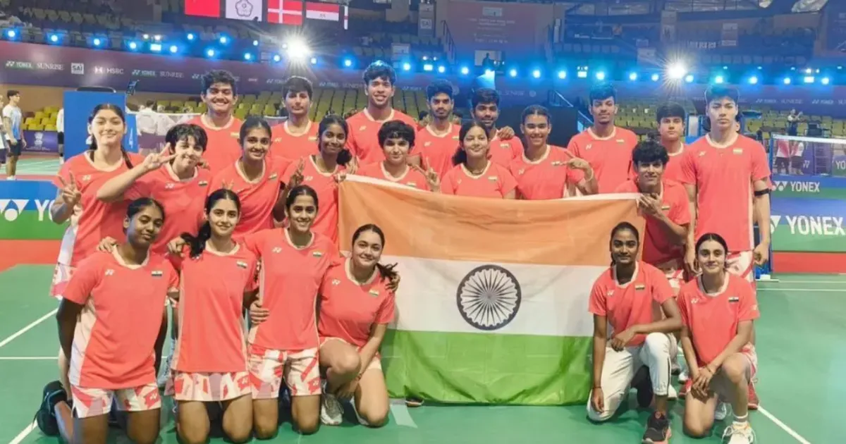 India Bags First Ever Bronze at BWF World Junior Mixed Team Championships