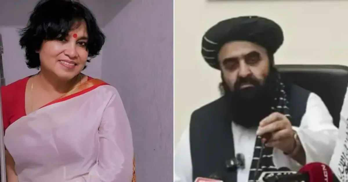Taslima Nasreen Denounces Taliban Minister for Barring Women Journalists in Delhi