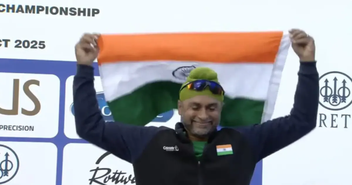 Zoravar Singh Sandhu, 48, Wins Historic ISSF World Bronze, Proving Age is No Barrier