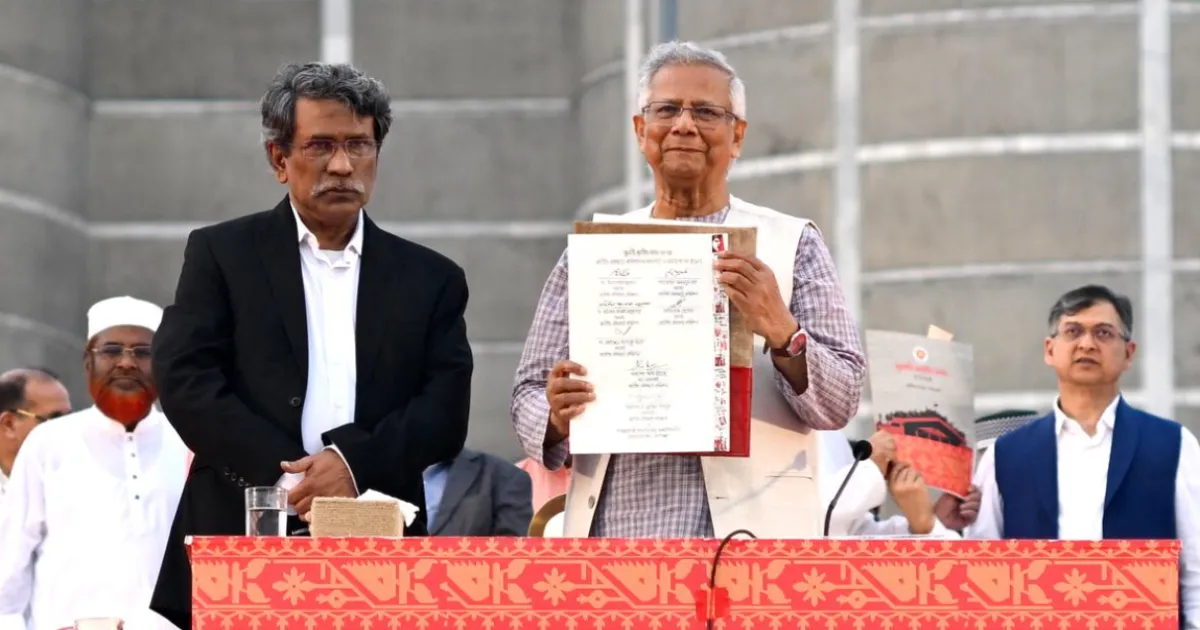 Yunus Hails ‘New Bangladesh’ as July National Charter Signed by Interim Government