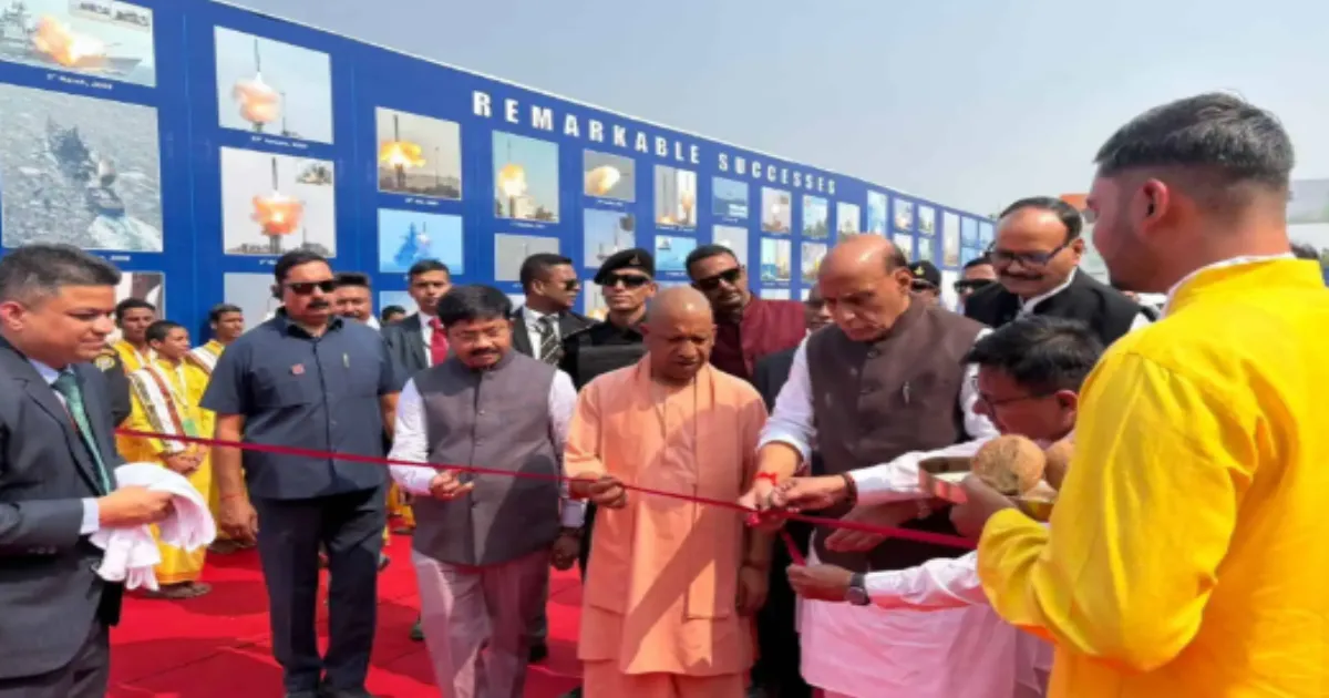 Rajnath Singh and Yogi Adityanath Inaugurate BrahMos Missile Production in Lucknow