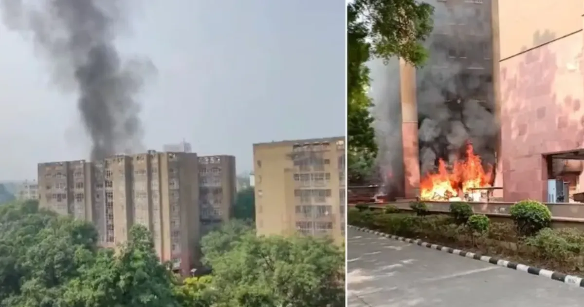 Fire Breaks out at Brahmaputra Apartments Housing Rajya Sabha MPs in Delhi