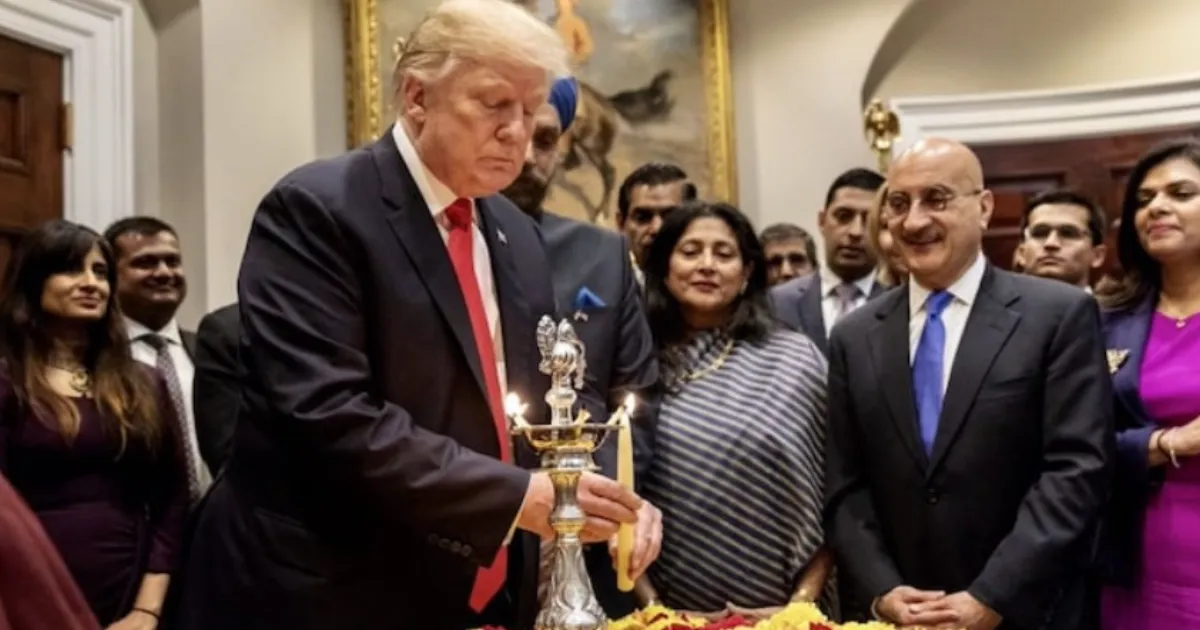 Trump Wishes Americans a Joyous Diwali, Emphasizing Light’s Victory Over Evil
