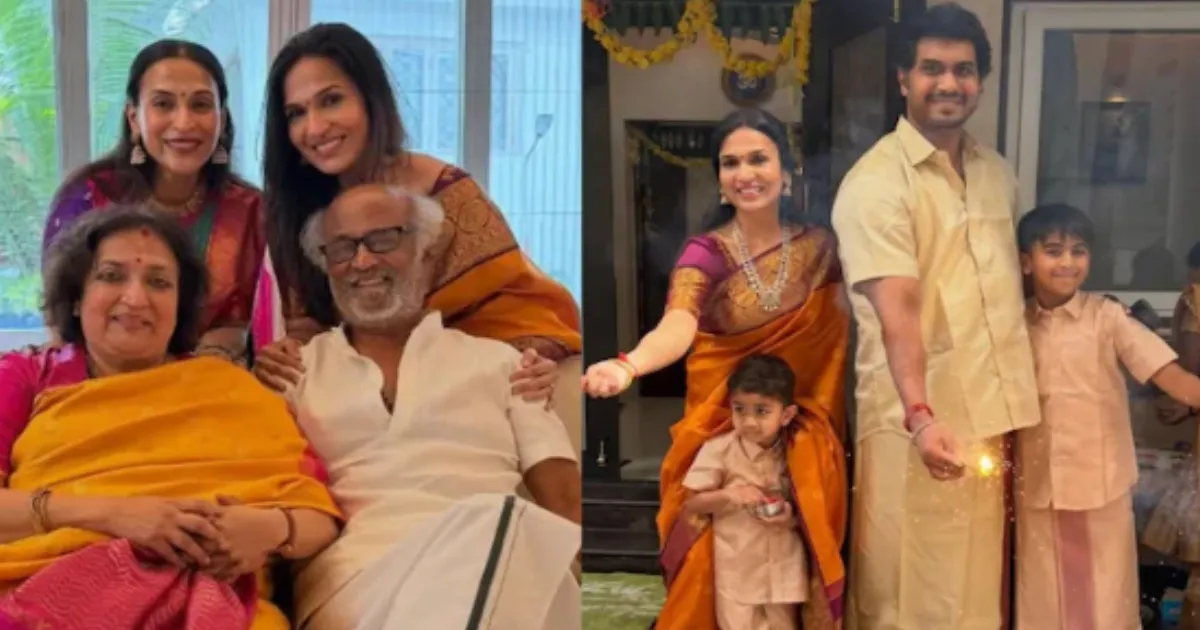 rajinikanth-celebrates-diwali-2025-with-family-at-poes