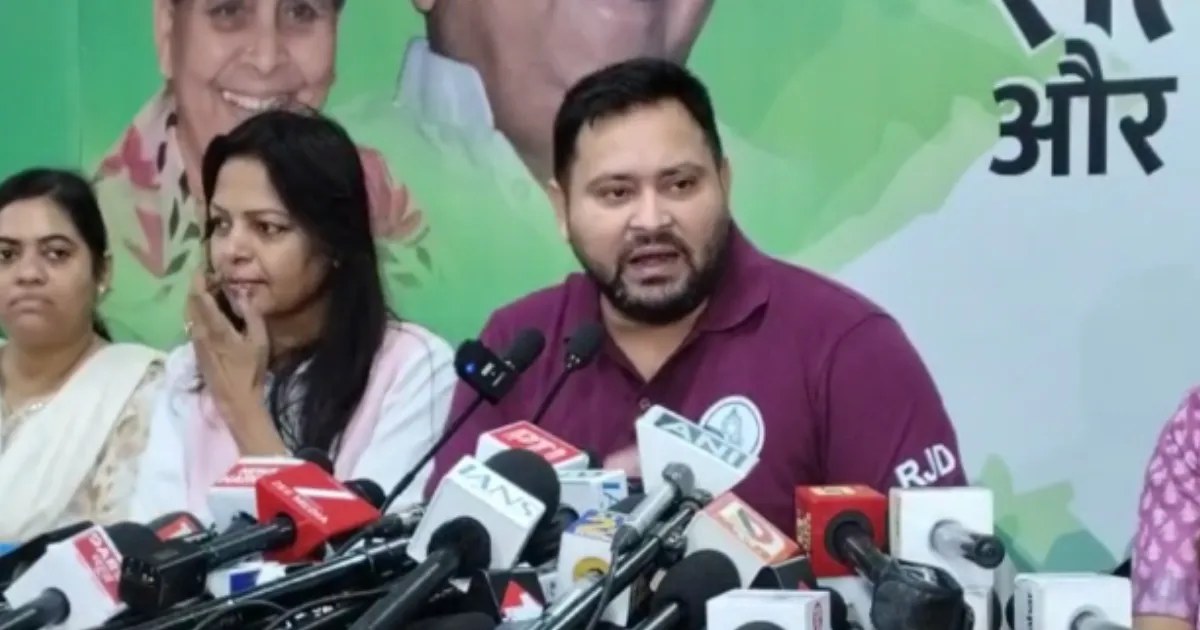 Tejashwi Yadav Targets NDA, Vows Jobs for Contractual Workers and Jeevika Didis