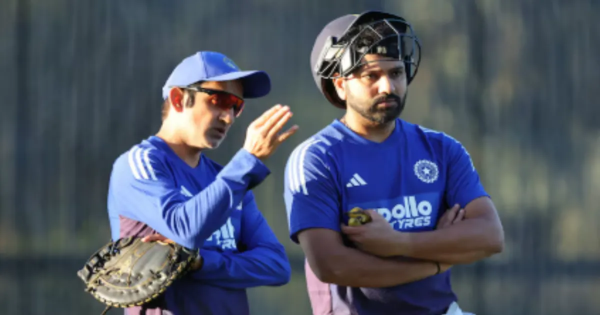 Gautam Gambhir Steps in to Protect Rohit Sharma From Injury During Practice Ahead of 2nd ODI