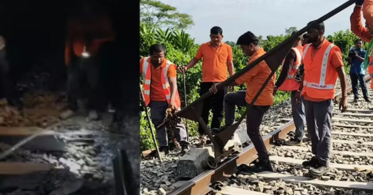 #BreakingNews: IED Blast Damages Rail Line in Assam, Disrupts Train Services; No Casualties