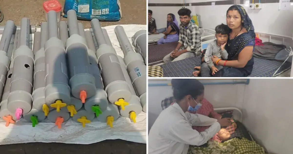 #JustIn: Children Face Permanent Blindness as Illegal Carbide Guns Rampage Bhopal