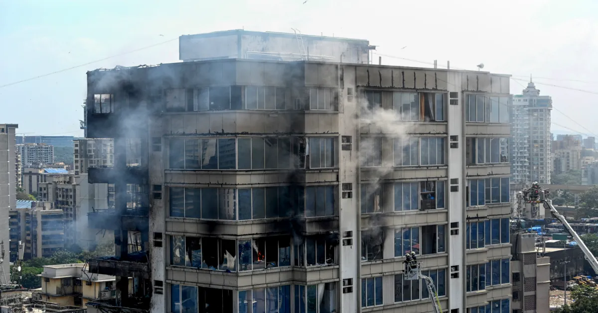 Fire Erupts in Mumbai’s 13-Storey Building, 17 Suffer Suffocation; 27 Rescued