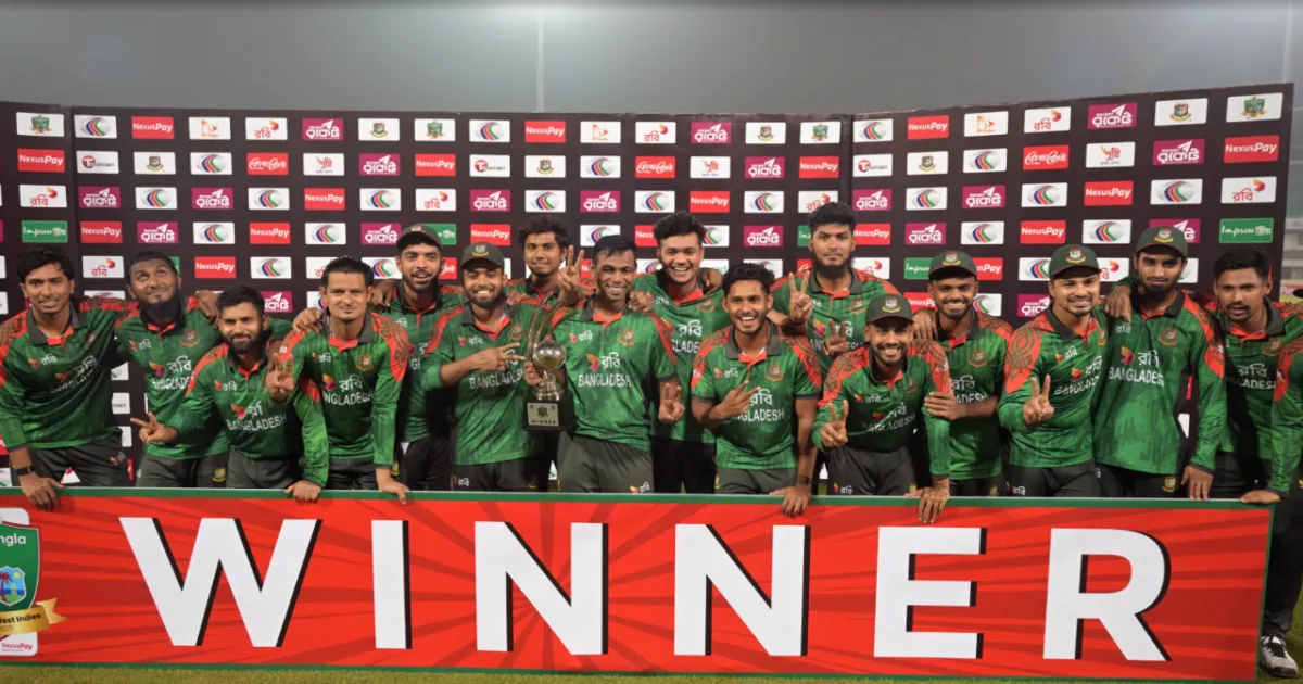 Bangladesh Crush West Indies by 179 Runs to Seal ODI Series 2–1