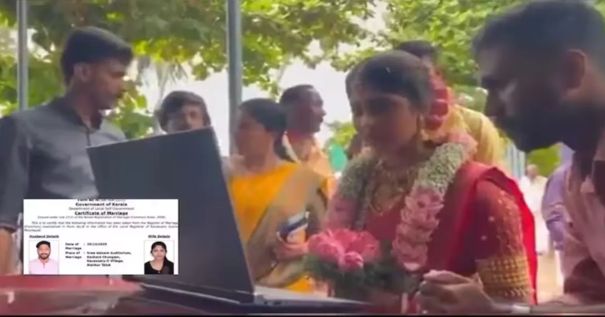 Kerala Couple Registers Marriage Instantly Through Video KYC, Social Media Applauds