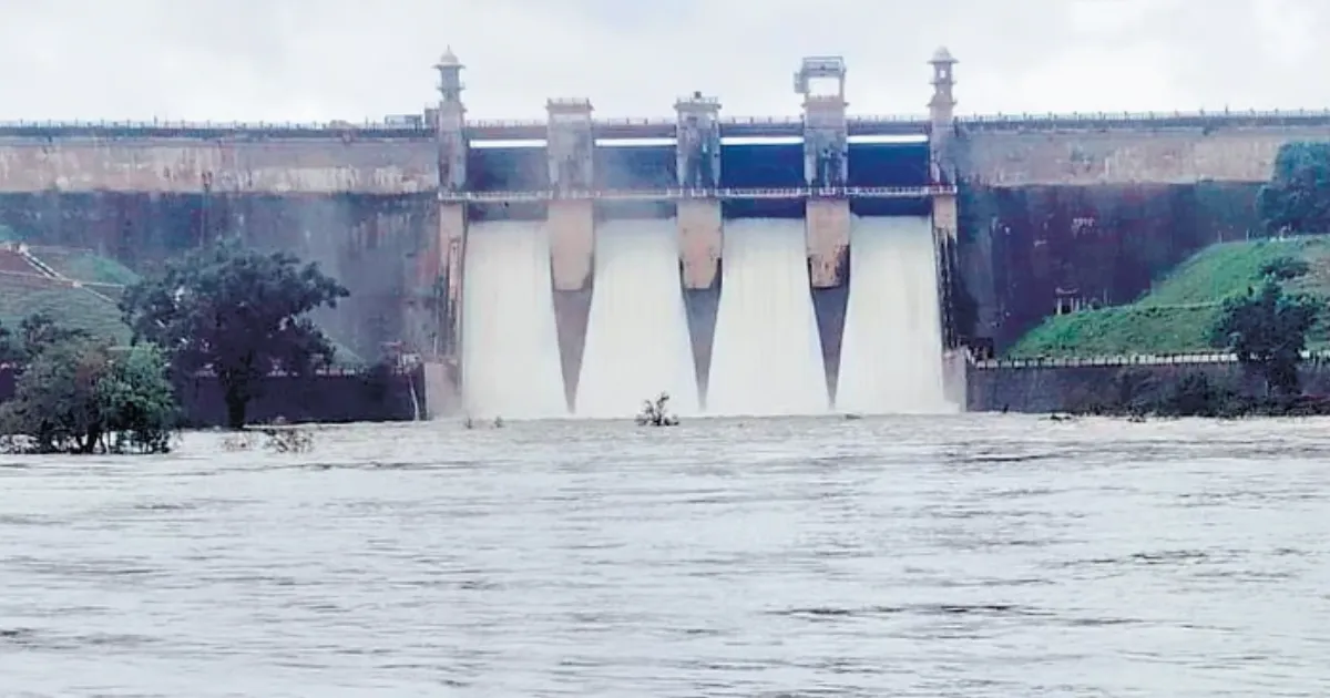 Harangi Reservoir Fills to Brim in October Amid Record Rainfall, Excess Water Released