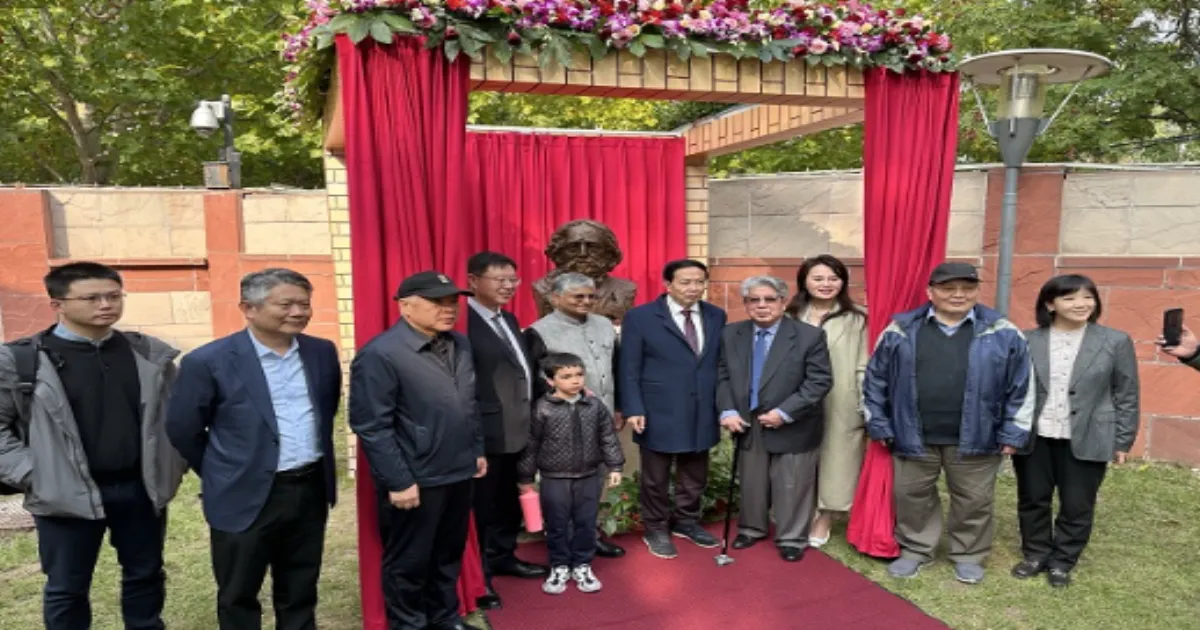In Marble and Memory: China Honors Rabindranath Tagore at Indian Embassy in Beijing