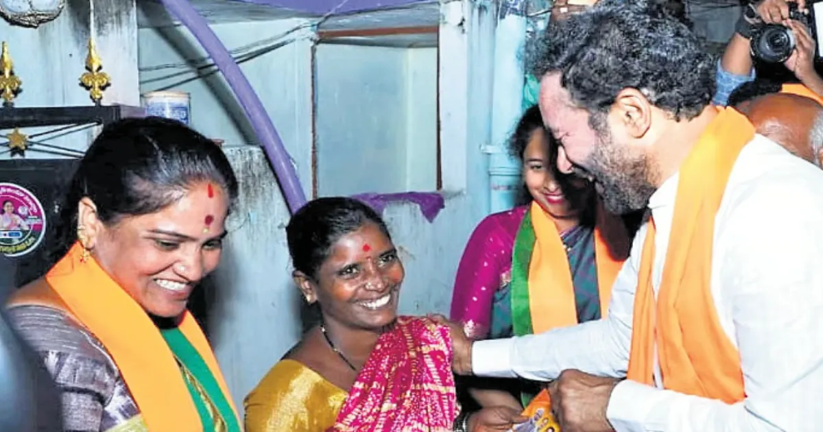 Kishan Reddy Urges Voters to ‘Protect Hyderabad from AIMIM’ During Jubilee Hills Bypoll Campaign