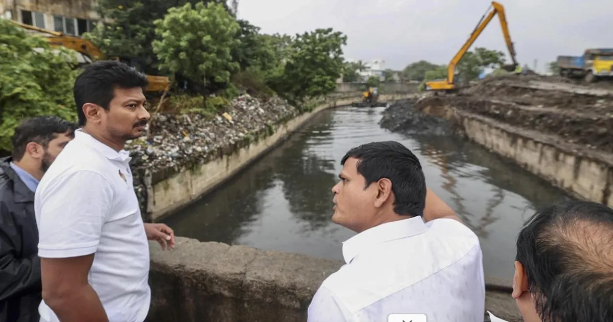 Udhayanidhi Stalin Oversees North Chennai Flood-Mitigation Drive as Cyclone Nears Coast