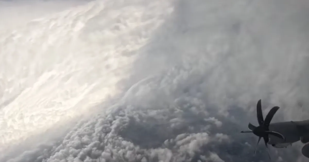 US Hurricane Hunters Fly Into Eye of Historic Hurricane Melissa