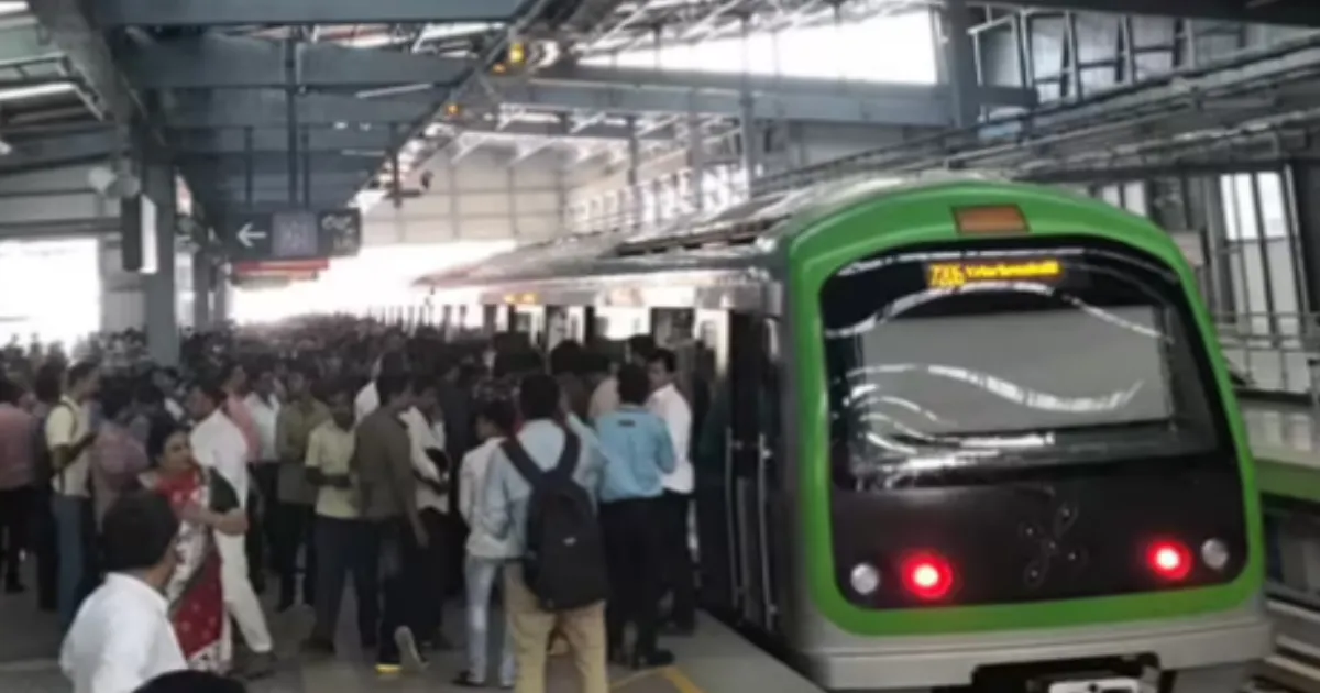 Technical Snag Halts Bengaluru Metro’s Purple Line for an Hour, Impacts Green Line