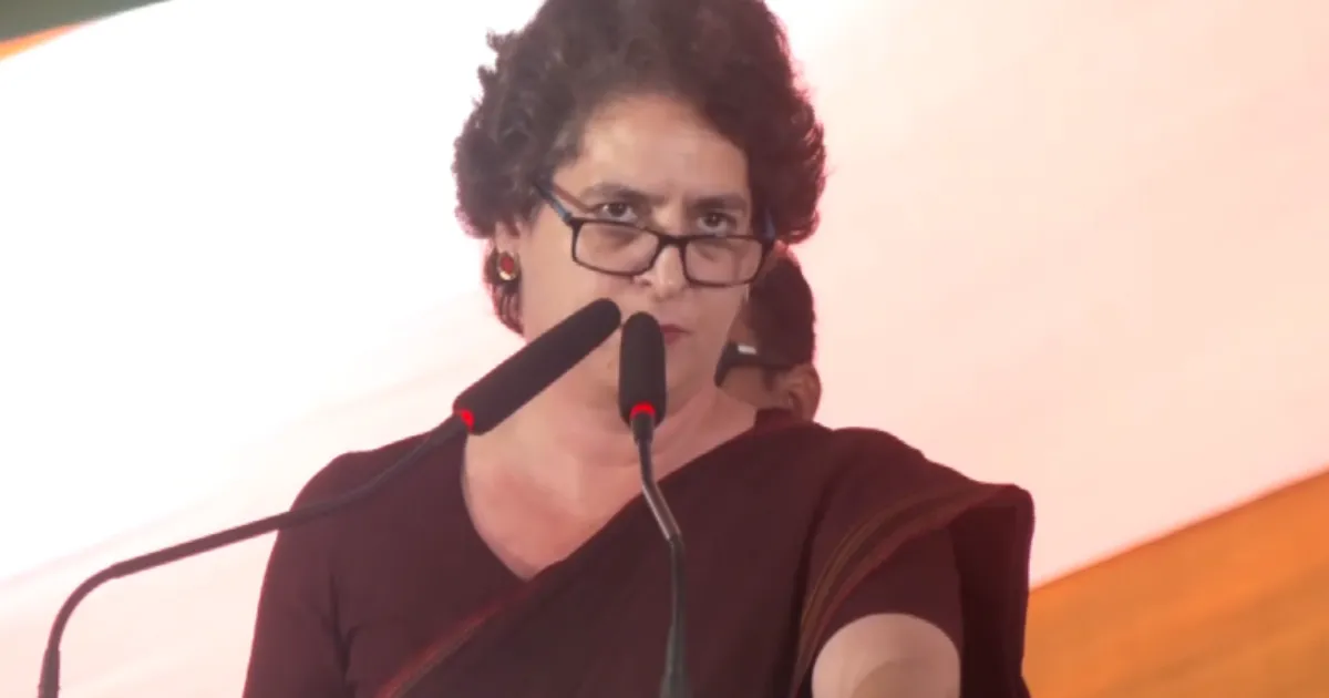 Priyanka Gandhi Vadra Criticizes NDA, Claims Bihar Lacks ‘Double-Engine’ Governance