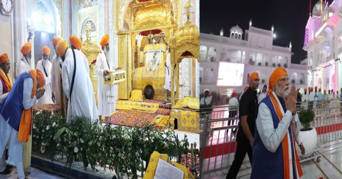 PM Modi Honors Sikh Heritage During Visit to Takhat Patna Sahib