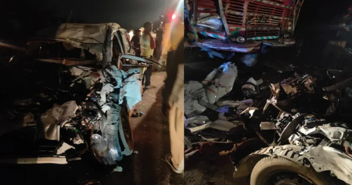 Six Dead After Rented Car and Truck Collide on Kalyani River Bridge