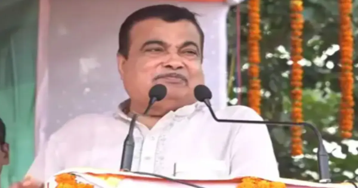 #BiharRally: Nitin Gadkari Targets Opposition With “Anje, Panje, Ganje” Remark Before Bihar Polls
