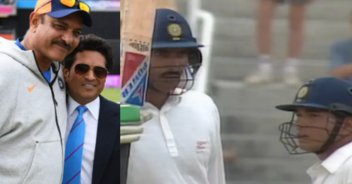 How Shastri’s Words Helped a Young Sachin Stay Calm Under Australian Fire