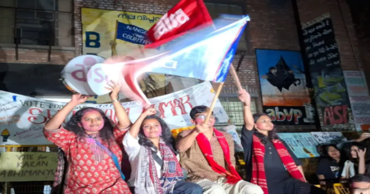 JNUSU Elections Result: AISA, SFI, and DSF Win All Central Panel Posts at JNU