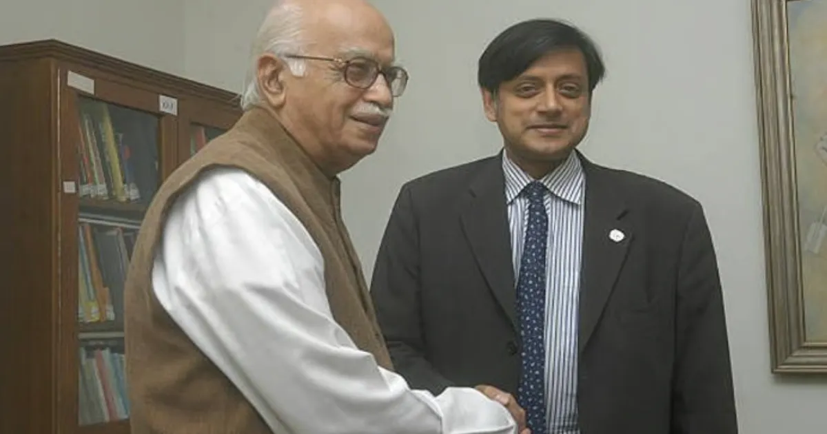 Shashi Tharoor Praises L K Advani, Congress Outrightly Dissociates from Remarks