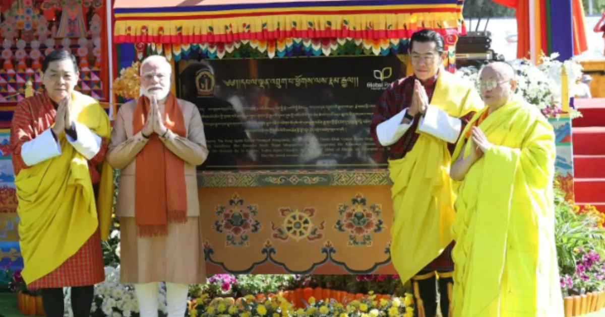 PM Modi, Bhutan Kings Inaugurate Kalachakra Empowerment Ceremony at Global Peace Festival